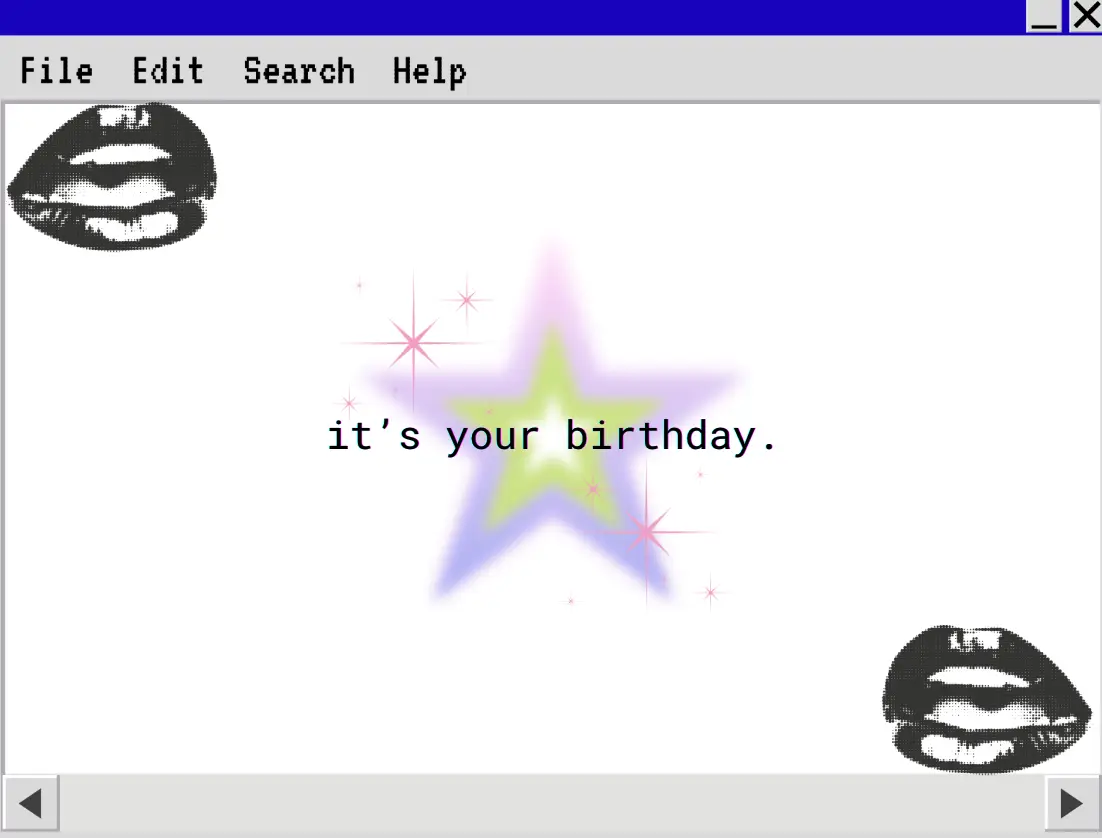 It’s Your Birthday.